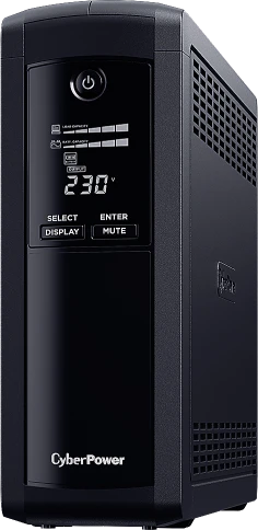Источник бесперебойного питания/ UPS CyberPower VP1600ELCD Line-Interactive 1600VA/960W USB/RS-232/RJ11/45  (4 + 1 EURO) фото 1