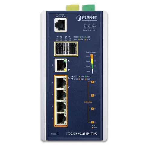 Коммутатор PLANET IGS-5225-4UP1T2S фото 2