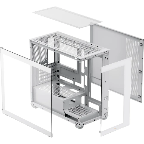 Корпус ПК без блока питания/ Case Ocypus Gamma C52 WH, Mini-Tower, TG, no fans, 1xUSB-A 3.0 + 2xUSB 2.0, mATX, mITX White фото 8