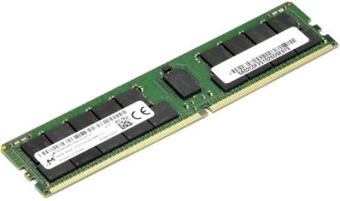 Память оперативная/ Micron 64GB DDR4 3200 MT/s CL22 2Rx4 ECC Registered DIMM 288pin фото 1