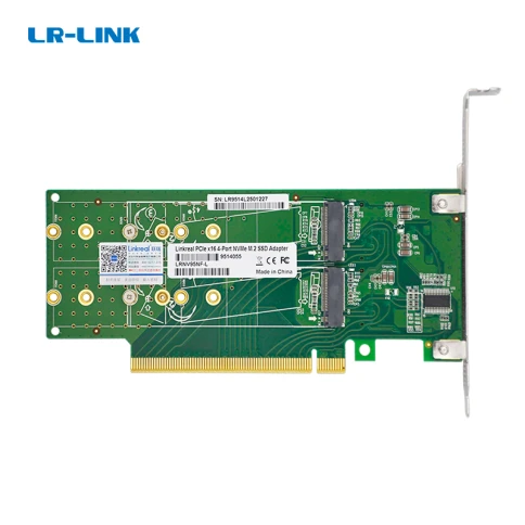 Адаптер для SSD/ PCIe x16 to 4-Port M.2 NVMe SSD Adapter фото 5