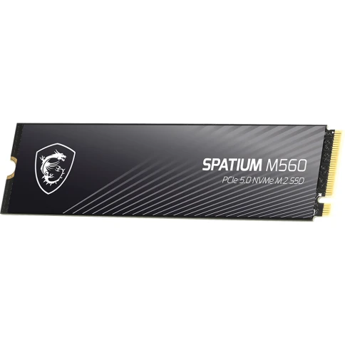 MSI SSD SPATIUM M560, 2000GB, M.2(22x80mm), NVMe, PCIe 5.0 x4, 3D TLC, R/W 10300/8700, IOPs 1 300 000/1 400 000,TBW 1200, DWPD 0.66 (5 лет) фото 2
