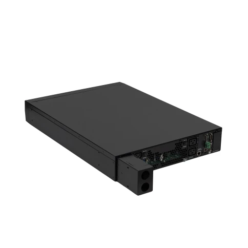 8776 SKAT-UPS 6000-RACK-ON P3 - ИБП 6 кВа/6 кВт, 2U, On-Line, синус, внешн. АКБ 192В, ток заряда 15А, USB, RS232, RS485, параллельный порт, слот для карт (SNMP, реле), EPO, ШхГхВ 440х622х88, масса 15.0 кг фото 10
