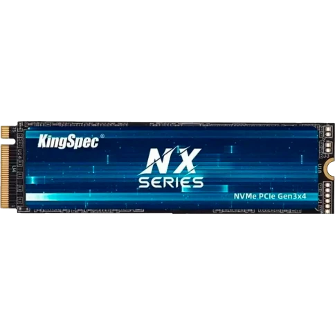 Твердотельный накопитель/ Kingspec SSD NX-512 2280, 512GB, M.2(22x80mm), NVMe, PCIe 3.0 x4, 3D TLC, R/W 3400/2500MB/s, IOPs 380 000/320 000, TBW 500, DWPD 0.89 (3 года) фото 1