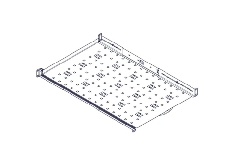 Выдвижная полка Systeme Electric, серия Uniprom, 1U, 650мм, до 45кг фото 11