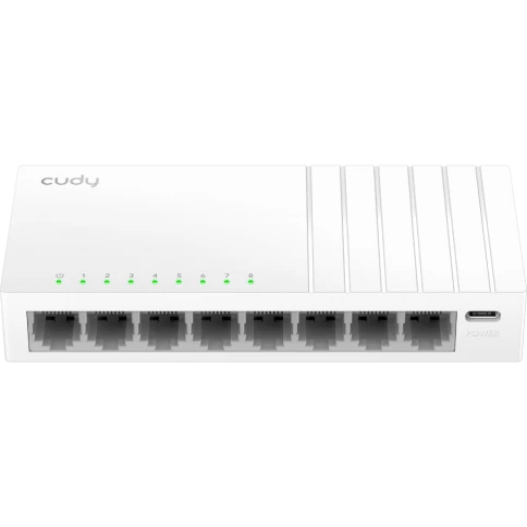 Коммутатор/ 8-Port Gigabit Desktop Switch, 8 10/100/1000M RJ45 Ports, Loop Detection, Desktop Plastic Case, Power Saving, Plug & Play, Wall-Mount,  Power Adapter Not Included фото 1