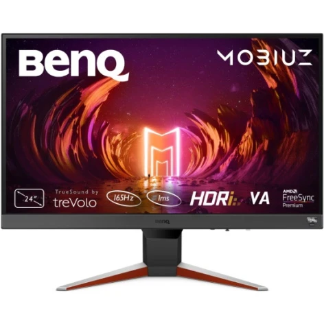 Мониторы/ Benq EX240N 23.8'', 1920x1080, VA, 165Hz, 3000:1, 250cd, 1ms, HDMI, DP, Speakers, FreeSync, 3Y, Black фото 1