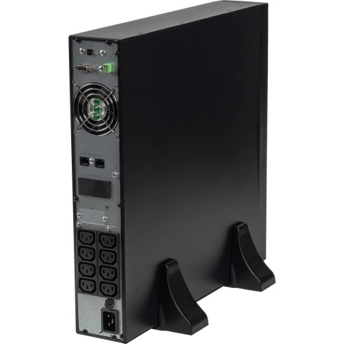 8769 Источник бесперебойного питания SKAT-UPS 2000-RACK-ON-4X9-E P3 2000ВА/2000 Вт, 2U, On-Line, синус, встр. АКБ 48В (4x9Ач), 8хC13, USB, RS232, RS485, параллельный порт, слот для карт (SNMP, реле), EPO, ШхГхВ 440х455х88, масса 22.7 кг фото 7