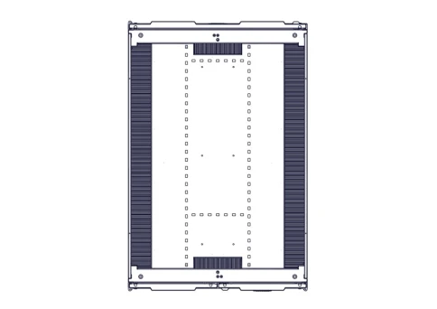 Шкаф Systeme Electric, серия Uniprom, 48U-800/1200, боковые панели 4шт, черный фото 7