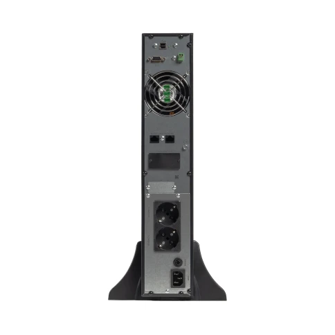 8760 ИБП SKAT-UPS 1000-RACK-ON-2X9 P3 1000ВА/1000 Вт, 2U, On-Line, синус, встр. АКБ 24В (2x9Ач), 2хSchuko, USB, RS232, RS485, параллельный порт, слот для карт (SNMP, реле), EPO, ШхГхВ 440х330х88, масса 14.2 кг фото 8