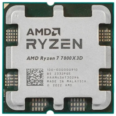 Процессор/ APU AM5 AMD Ryzen 7 7800X3D (8C/16T, 4.2/5.0GHz, 96MB, 120W,Radeon Graphic) OEM фото 1