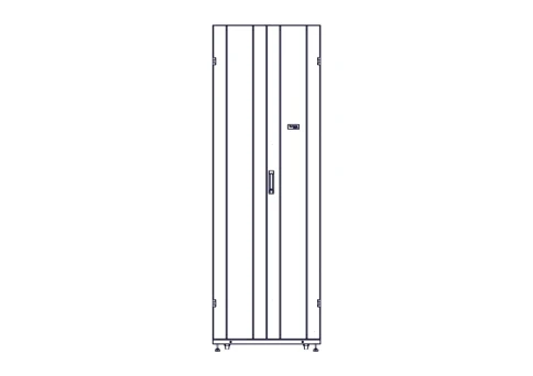Шкаф Systeme Electric, серия Uniprom, 48U-750/1200, боковые панели 4шт, черный фото 6