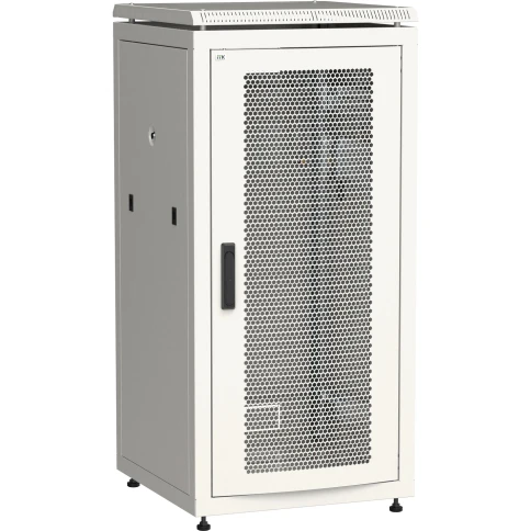 Шкаф ITK LN35-28U68-P сетевой 19" LINEA N 28U 600х800 мм перфорированная передняя дверь серый фото 1