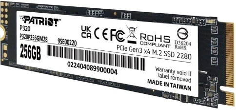 Твердотельный накопитель Patriot PCIe 3.0 x4 256GB P320P256GM28 P320 M.2 2280 [P320P256GM28] фото 4