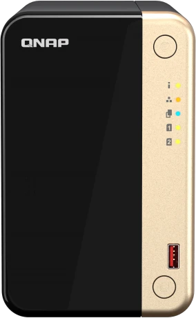 Сетевое хранилище без дисков/ SMB QNAP TS-264-8G NAS 2 HDD trays, 4-core Intel Celeron N5105/N5095 2.0-2.9 GHz, 8 GB DDR4 RAM , 2x2.5 Gigabit Ethernet , 2xUSB 3.2 Gen 2 (10Gbps), 2xUSB 2.0 port, 1xHDMI, 2xM.2 PCIe Gen 3 x1 slots фото 1