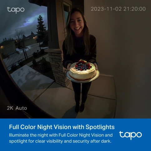 Камера/ Tapo Video Doorbell Camera фото 4