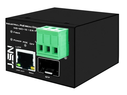 Промышленный компактный Ultra PoE медиаконвертер Gigabit Ethernet/ Промышленный компактный Ultra PoE медиаконвертер Gigabit Ethernet, SFP 1000Мбит/c, RJ45 10/100/1000Мбит/c, поддержка LFP. Порт PoE: до 90W (IEEE 802.3af/at/bt). Автоматическое определение фото 3