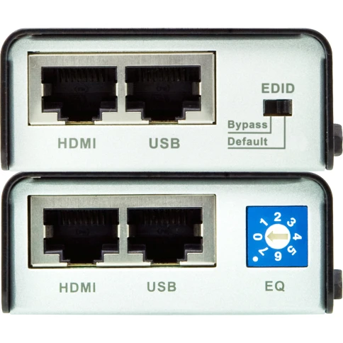 Удлинитель,  HDMI, 60 метр., 2xHDMI+RJ45, F, без шнуров, 2xБ.П. 220> 5.3V, (по витой паредо 4kx2k 60HzHDTV /1080i/1080p/ HDMI USB EXTENDER W/EU ADP. фото 3