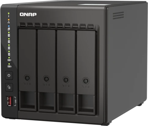 Сетевое хранилище без дисков/ SMB QNAP TS-453E-8G NAS, 4-tray w/o HDD. 2xHDMI-port. 4-core Celeron J6412 2-2.6 GHz, 8GB DDR,  2x2.5Gb LAN, 2 x M.2 2280 PCIe Gen 3 x2, 2x USB 3.2 Gen 2 (10Gbps) Port, 2x USB 2.0 port фото 6