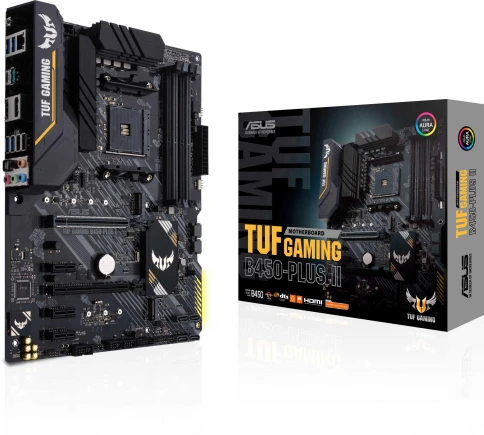 Материнская плата ASUS TUF GAMING B450-PLUS II Soc-AM4 AMD B450 4xDDR4 ATX AC`97 8ch(7.1) GbLAN RAID+HDMI+DP [TUF GAMING B450-PLUS II] фото 8