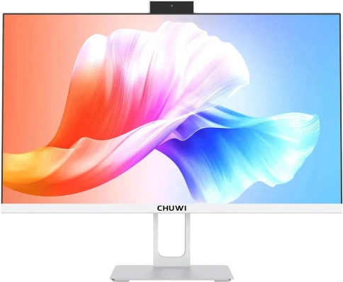 Моноблок/ Chuwi Unitech 24   23.8"(1920x1080 IPS (100Hz))/AMD Ryzen 5 6600H(3.3Ghz)/16384Mb/512PCISSDGb/Int:AMD Radeon 660M/Cam/BT/WiFi/war 1y/4.15kg/White+Silver/Win11Pro фото 1