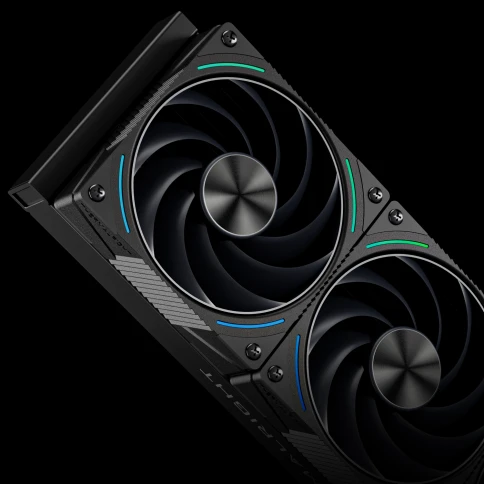 Водяное охлаждение для процессора/ Water Cooling System Thermalright Rainbow Vision 360 Turbo (360mm, LED, Black, ARGB/ Fans: 3x120mm, 120.38CFM, 44.7dBA, 3000RPM/ Pump height 86mm, 6400RPM, Rad thickness 27mm/ S: 1700, 1200, 1851, 115X, 2011, 2066, AM5, фото 5
