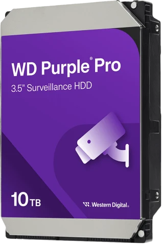 Жесткий диск/ HDD WD SATA3 10Tb Purple Pro 7200 512Mb 1 year warranty фото 1
