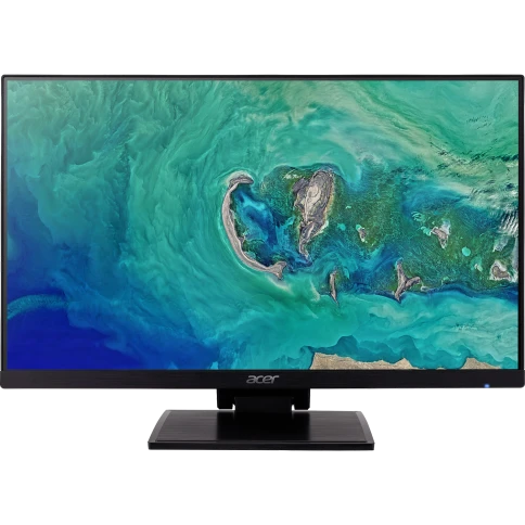 Монитор/ ACER UT241YBbemiphuzx 23.8'', ZeroFrame, Black, 10 point MultiTouch, PCR 85%+OBP 5%, 16:9, IPS, 1920x1080, 4 (GTG)ms, 250cd, 120Hz, 1xHDMI(1.4) + 1xDP(1.2) + 1xType-C(90W) + RJ45 + SPK + Audio Out + USB 3.2x2+USB-B (2up 2down), Speakers фото 1