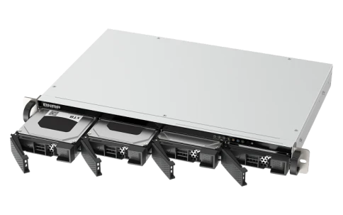 Сетевое хранилище/ channel QNAP Network RAID drive, 4 3.5"/2.5" compartments, 2 2.5 Gbps ports, ARM Cortex-A55 2.0GHz, 4 GB DDR4. фото 8