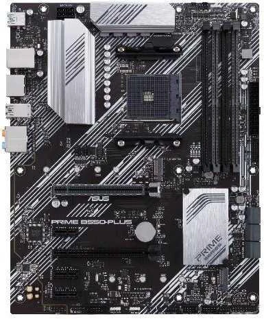 Материнская плата ASUS PRIME B550-PLUS Soc-AM4 AMD B550 4xDDR4 ATX AC`97 8ch(7.1) GbLAN RAID+HDMI+DP [PRIME B550-PLUS] фото 1