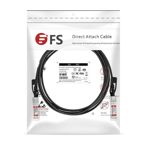 Твинаксиальный медный кабель/ 2m (7ft) Generic Compatible 10G SFP+ Passive Direct Attach Copper Twinax Cable #74619 фото 7