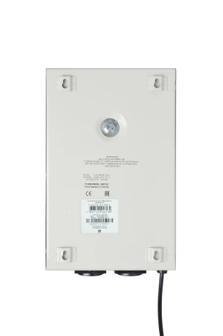 Стабилизатор POWERMAN AVS 1500S, ступенчатый регулятор, цифровые индикаторы уровней напряжения, 1500ВА, 140-260В, максимальный входной ток 12А, 2 евророзетки, IP-20, навесного исполнения, 310мм х 200мм х 68мм, 4,36 кг./ Stabilizer POWERMAN AVS 1500S, step фото 2