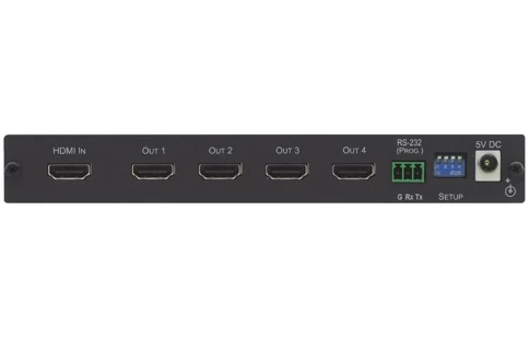 Усилитель-распределитель 1:4 HDMI UHD; поддержка 4K60 4:4:4, HDMI 2.0 [10-80408090] фото 3