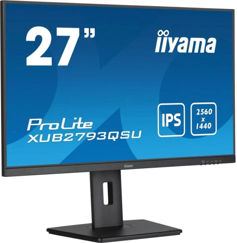 Монитор Iiyama 27" ProLite XUB2793QSU-B7 черный IPS LED 1ms 16:9 HDMI M/M матовая HAS Piv 1300:1 300cd 178гр/178гр 2560x1440 100Hz DP 2K USB 5.6кг фото 4