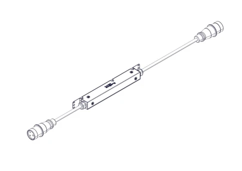 PDU, with monitoring, Uniprom series, 0/1U, 400V, 3P, 16A, IEC309 input, IEC309 output фото 5
