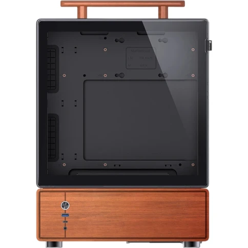 Корпус без блока питания/ Case JONSBO T7, Mini-Tower, TG, no fan, 1xUSB-A 3.0 + 1xUSB-C 3.2, mATX, mITX Black фото 4