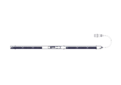 DU Switched, Uniprom series, 0U, 240V, 1P, 32A, 36xC13 6xC19, 3m cord, IEC309 фото 1