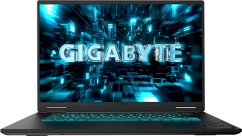 Ноутбук Gigabyte Gaming A16 Pro Core 7 240H 32Gb SSD1Tb NVIDIA GeForce RTX5080 16Gb 16" IPS WUXGA (2560x1600) без ОС black WiFi BT Cam (DYHG5KZCC4SD) фото 1