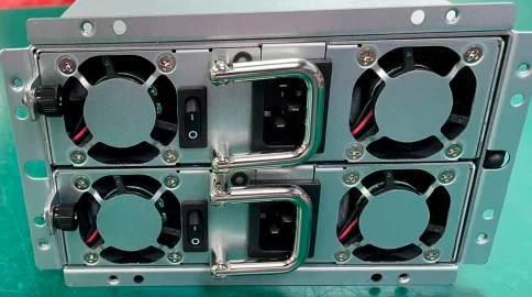 Серверный блок питания 550 Вт./ Server power supply Qdion Model R2A-MV0550 P/N:99RAMV0550I1170111 ATX Mini Redundant 550W Efficiency 85+, Cable connector: C14 фото 3