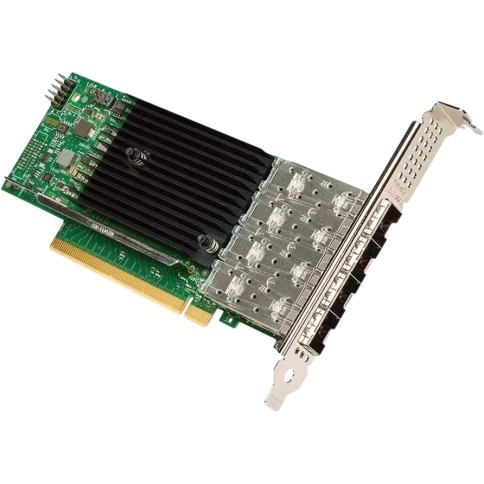 Сетевая карта/ Intel® Ethernet Network Adapter E810-XXVDA4, 4xSFP28 ports, 25GbE, PCI-E x16 gen3/gen4, iWARP/RoCEv2, IEEE 1588 PTP, ADQ, iSCSI, NFS, VMDq. PCI-SIG* SR-IOV Capable фото 4