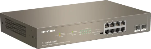 Неуправляемый PoE коммутатор с 8 Гигабитными портами PoE и 2 SFP портами. фото 2