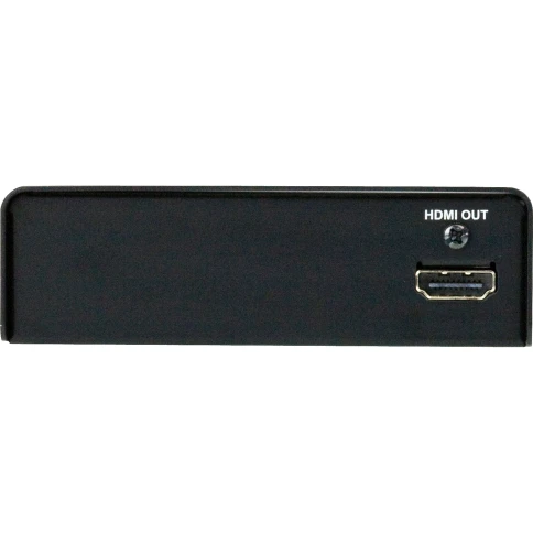 Удлинитель, HDMI, 100 метр., 2xHDMI+RJ45, F, без шнуров, 2xБ.П. 220> 5.3V, (по витой паредо 4kx2k 60HzHDTV 480p/720p/1080i/1080pподдержка HDCPпорт RS232) применмик/ HDMI HDBaseT Extender Receiver W/EU ADP. фото 2