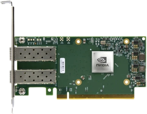 Сетевая карта/ CX623106A ConnectX-6 Dx EN adapter card, 100GbE, Dual-port QSFP56, PCIe 4.0 x16, No Crypto, Tall Bracket фото 1