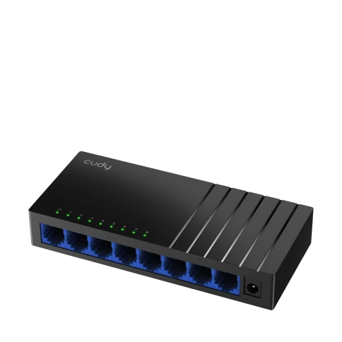 Коммутатор/ 8-Port Gigabit Desktop Switch, 8 10/100/1000M RJ45 Ports, IGMP Snooping, Loop Detection/Prevention, 802.1p/DSCP QoS, Desktop Plastic Case, Power Saving, Plug & Play фото 2