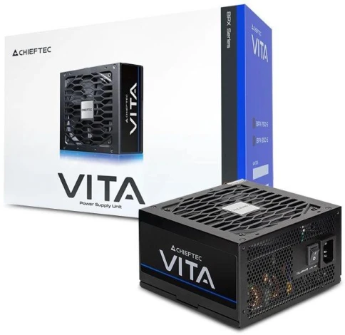 Блок питания Chieftec ATX 750W Vita BPX-750-S 80+ bronze (20+4pin) APFC 120mm fan 6xSATA RTL [BPX-750-S] фото 8