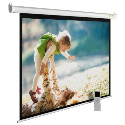 Экран Cactus 188x300см SIlverMotoExpert CS-PSSME-300X188-WT 16:10 настенно-потолочный рулонный белый (моторизованный привод) фото 1