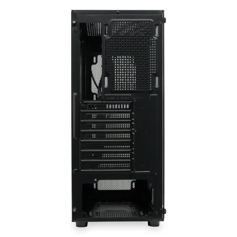 Корпус без блока питания/ Case HSPD M530, Mesh Mid Tower, Black, TG, 0.4 SPCC, no fans ATX, mATX, mITX 155/290/200mm 2x2.5", 2x3.5", 7xPCI 1xUSB-A 3.0, 2xUSB-A 1.0 335x193x445mm фото 4