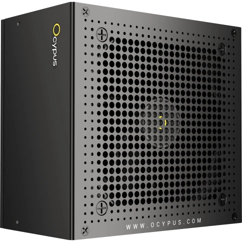 Блок питания ПК/ Power Supply Ocypus Iota P850, Model P850-GF, 850W 80+ Gold (ATX, 3.1, Full modular, 1x24(20+4)pin, 2xCPU 8(4+4)pin, 3xPCIe*2 8(6+2)pin, 1x12V-2x6, 8xSATA3 , Active, 120x120mm, 150x140x86mm, APFC, black) фото 1